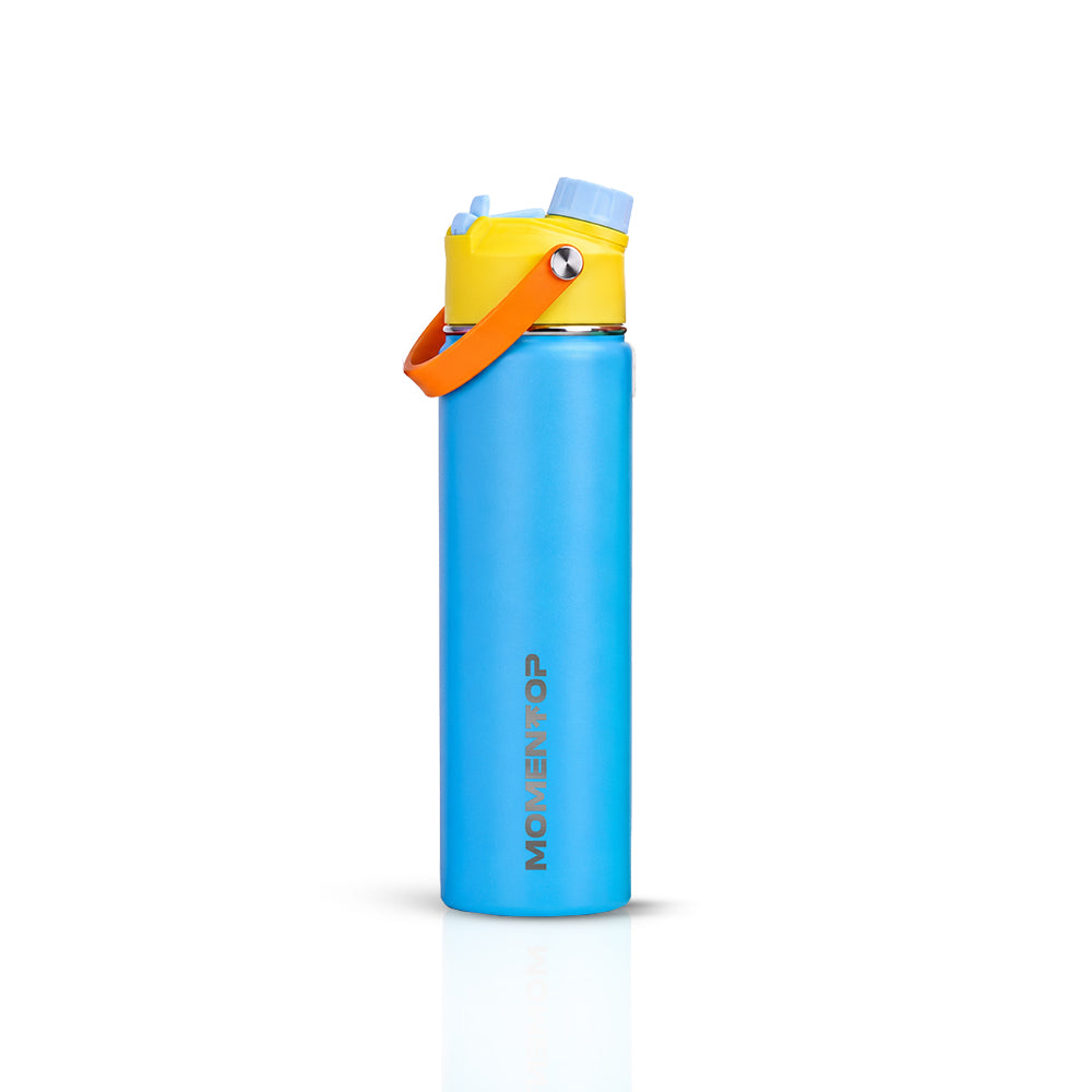 22oz LIFESTYLE WATER BOTTLE MOMENTOP™| TWIST OCEAN BLUE