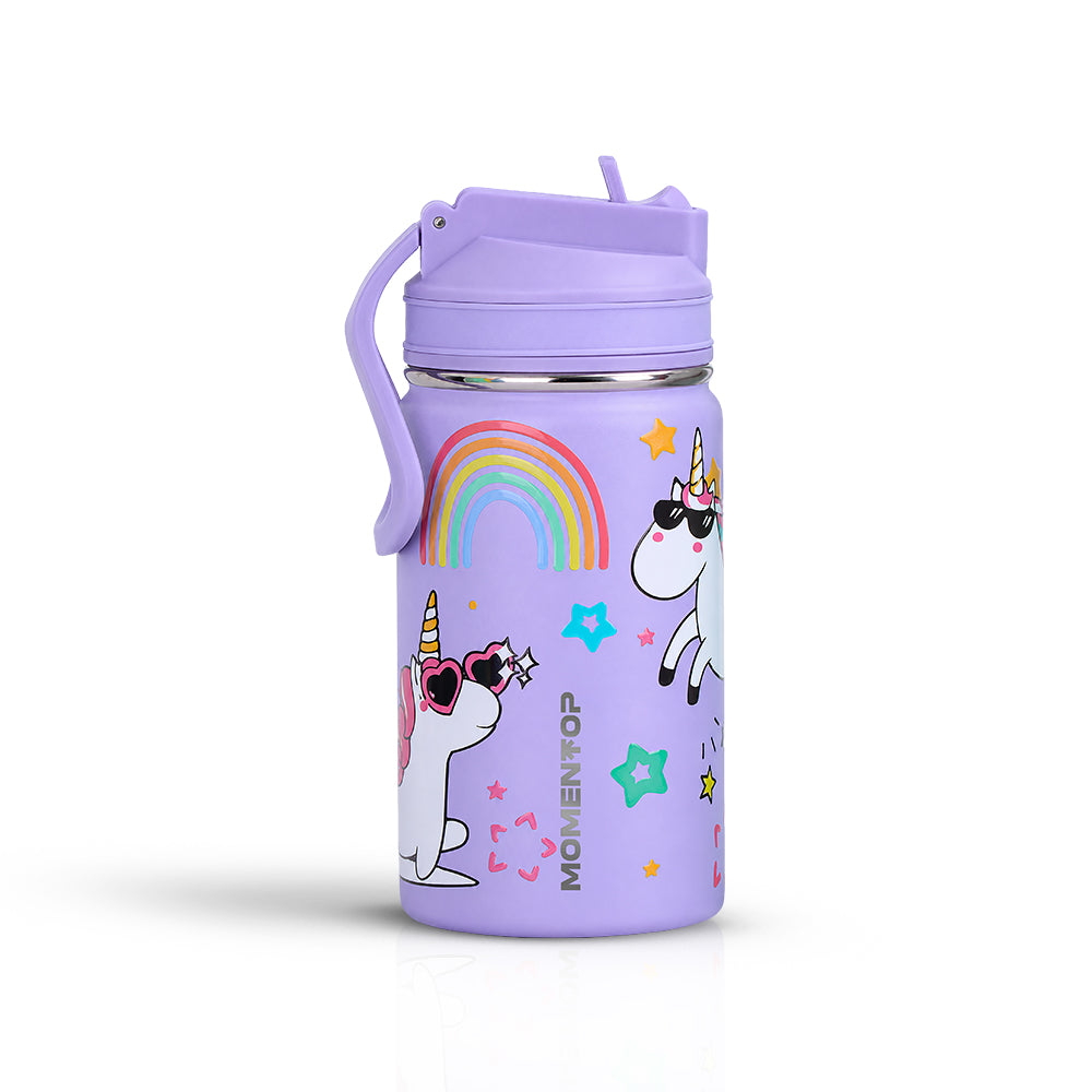 12oz KIDS WATER BOTTLE | UNICORN PURPLE